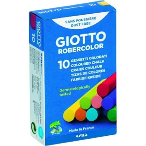 TIZAS de COLORES GIOTTO ROBERCOLOR ESTUCHE de 10