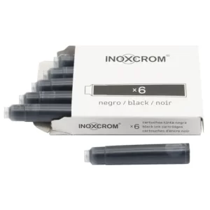 TINTA ESTILOGRAFICA INOXCROM 1 CARTUCHO NEGRO
