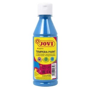 TEMPERA JOVI LIQUIDA 250 ml (botella) AZUL CYAN