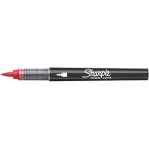 ROTULADOR SHARPIE CREATIVE ACRYLIC PUNTA PINCEL ROJO