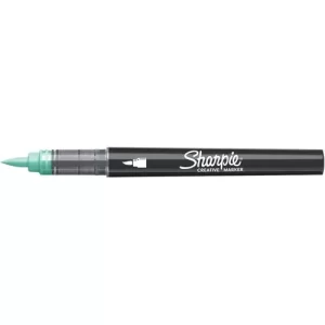 ROTULADOR SHARPIE CREATIVE ACRYLIC PUNTA PINCEL VERDE PASTEL