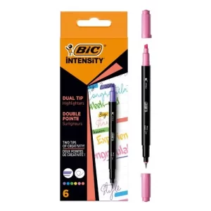 ROTULADOR BIC INTENSITY HIGHLIGHTER BLISTER DE 6