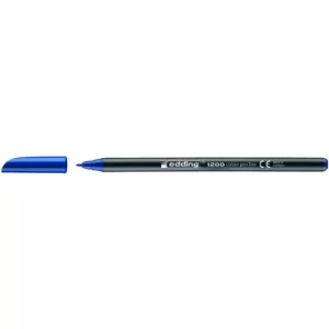 ROTULADOR FIBRA EDDING 1200 AZUL ACERO