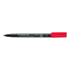 ROTULADOR PERMANENTE STAEDTLER 317 LUMOCOLOR (M) ROJO