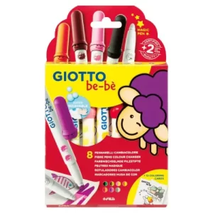 SUPER ROTULADORES CAMBIACOLOR GIOTTO BEBE EST. 8