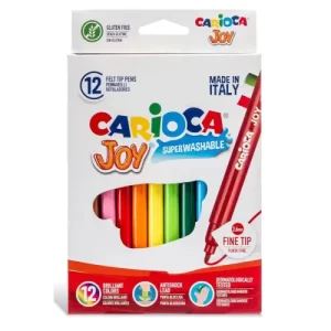 ROTULADOR FIBRA CARIOCA JOY ESTUCHE de 12