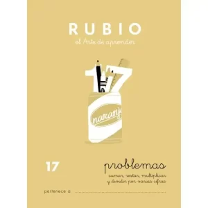CUADERNO RUBIO A5 OPERACIONES y PROBLEMAS Nº 17 - SUMAS, RESTAS, MULTIPLICACIONES Y DIVISIONES POR VARIAS CIFRAS (+10 años)